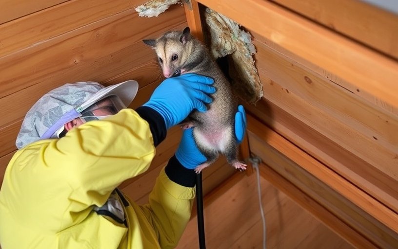 Roof & Ceiling Possum Removal in Princes hill
